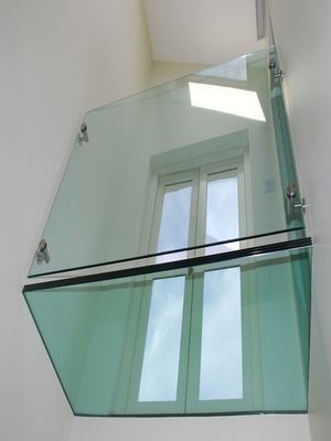 Glass Balustrades and Architectural Glass by Hamilton Glass Products Ltd - an image showing glass supplied and installed for a glass floor