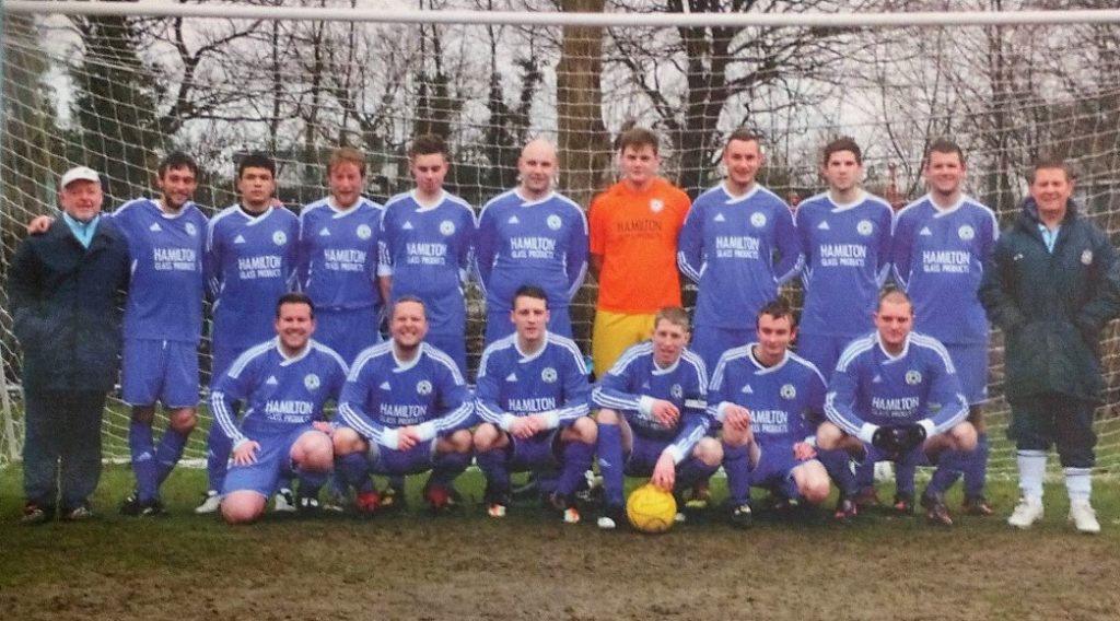 FC Rhodrons Football Team - Sponsored by Hamilton Glass Products Ltd