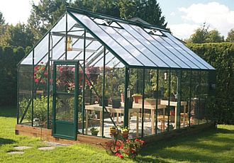 Greenhouse glass cut to size and whilst you wait - an image of a green house