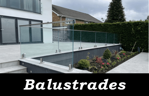 An image of a glass balustrade by Hamilton Glass Products Ltd which can be clicked to visit the Balustrade's section of the website.
