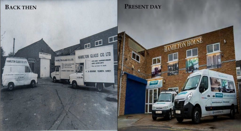 Hamilton Glass Products Ltd was established in 1967, these images show the company back then and now.