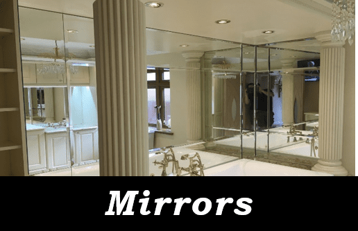 An image of a bespoke mirror by Hamilton Glass Products Ltd which can be clicked to visit the Mirror's section of the website.