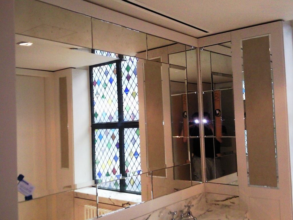 Chessington glass and glazing - an image of a bespoke mirrors produced and installed by Hamilton Glass Products Ltd
