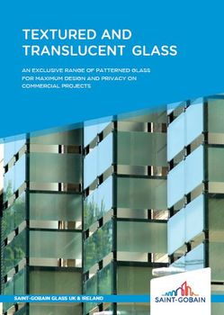Decorative and patterned glass range brochure from Saint Gobain. Supplied and installed by Hamilton Glass Products Ltd - click the image to open the brochure.