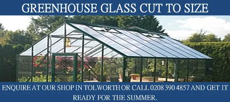 An image of a greenhouse which can be clicked to navigate toi the green house glass page, produced and installed by Hamilton Glass Products Ltd 